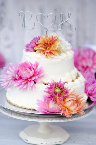 Bates Ross Cake 2013 | Dahlia Wedding Cakes Arrangements