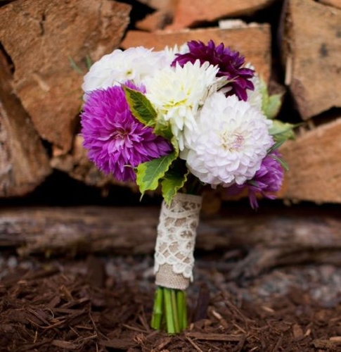 Christine Bride Bouquet September 2012 | Dahlia Wedding Bride Bouquets