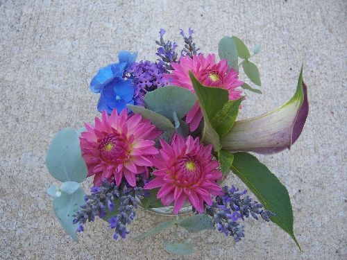 Mingus Denise Corsages July 2009 | Dahlia Wedding Bride Bouquets