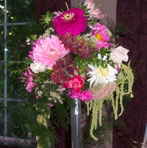 Princess Wedding Centerpiece | Dahlia Wedding Bride Bouquets