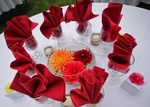 Floating Dahlias Table Arrangement